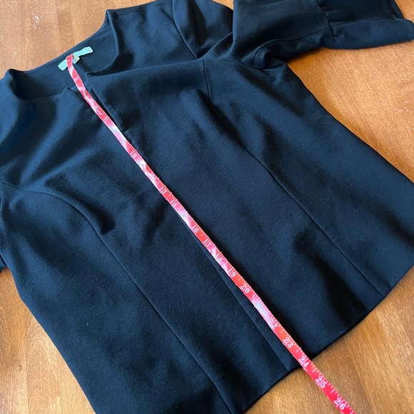 Bell sleeve open blazer - black - Picture 9 of 9